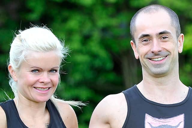 Joda Quigley and fiance John Denovan will be running 40 miles from their home in Camelon to Rosyth and back again on what would have been their wedding day