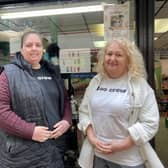 Pamela Young And June Ramage Of Grangemouth Community Hub. Picture: Contributed