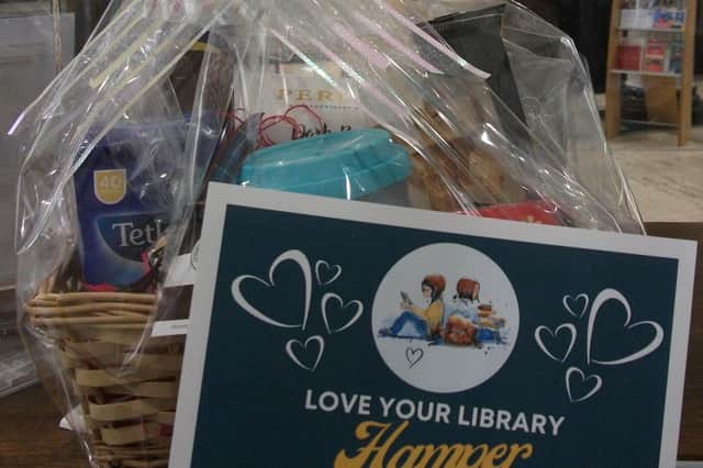 The library at Linlithgow Partnership Centre took part, with a free raffle for a hamper for those attending on the day.