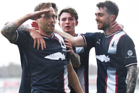 Scott Arfield has scored eight goals in nine games since rejoining Falkirk (Pic by Michael Gillen)