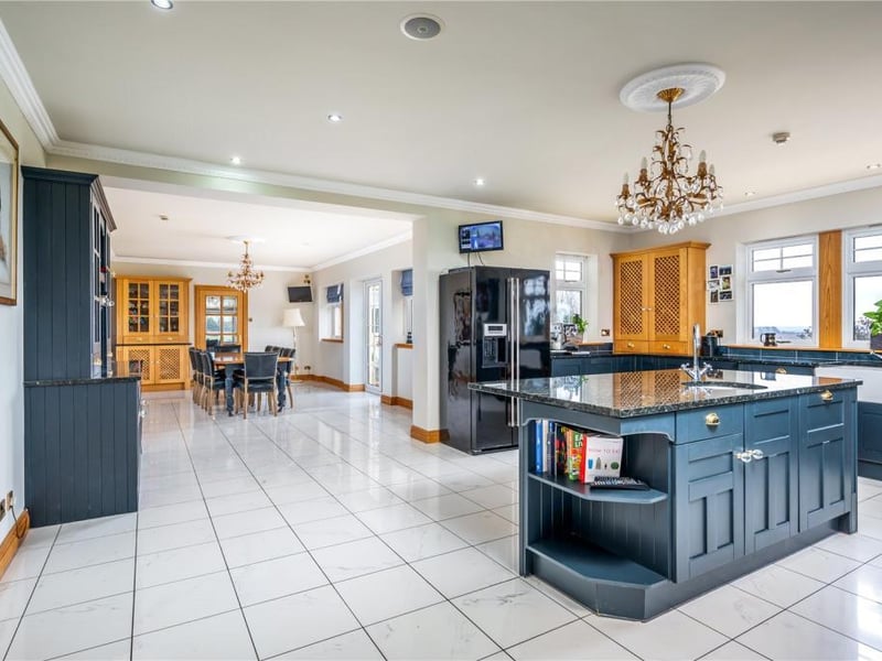 Kitchen through to dining room.