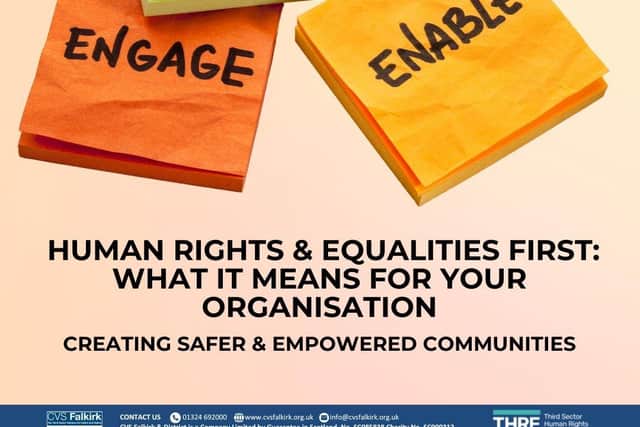 Notes suggesting themes of empowerment and community