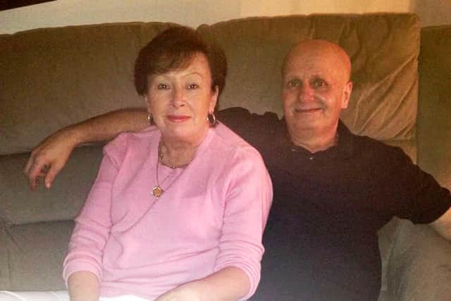June and Thomas Sharp had to wait five hours for an ambulance to turn up after stroke survivor Thomas fell in the kitchen