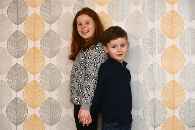 Lexi Scotland is the Bo'ness Fair's Queen Elect and her wee brother Kian is one of her page boys. (Picture: Michael Gillen)