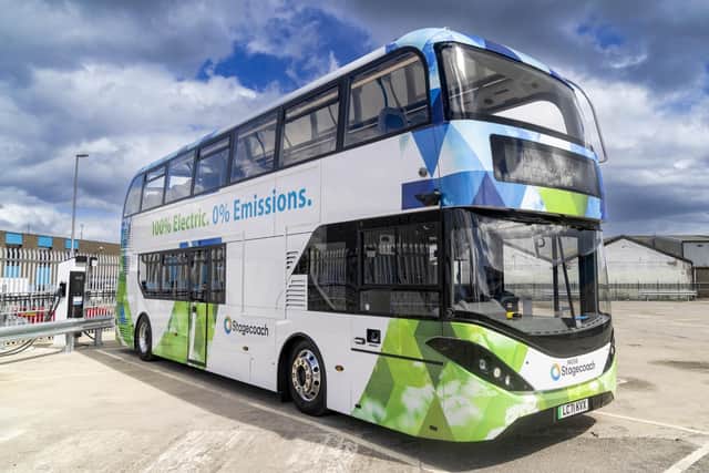 One of Stagecoach Bluebird's latest BYD ADL Enviro400EV electric buses. Picture: ADL/Newsline Media