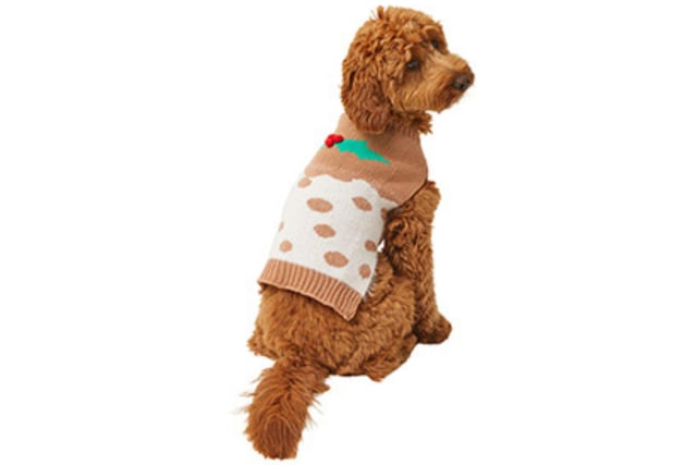 Available in five sizes, this fun Christmas pudding jumper will help keep your pet warm on winter walks and has been designed to be comfortable and not stress out pups. It's also a bargain - currently available at Pets at Home from only £7.