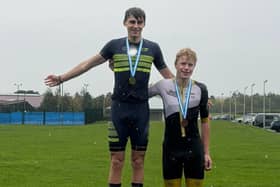 Falkirk Junior Bike Club rider Arran Drackford produced a fitting finale to his time with the club’s development team, claiming the Scottish National Junior Crit title (Photo: Submitted)