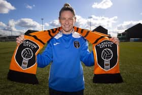 Leanne Ross is unveiled as Glasgow City's new head coach (Photo: Alan Harvey/SNS Group)