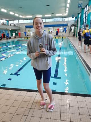 Otters' swimmer Ava Steele was named top girl at the Falkirk Otter Age Group Meet (Photo: Contributed)