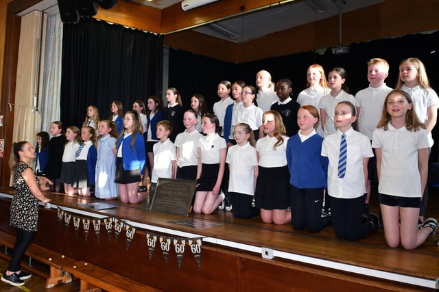 Everyone enjoyed the singing.