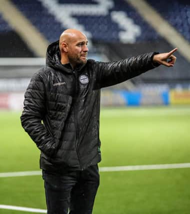 East Stirlingshire boss Pat Scullion and the rest of the backroom team at the Falkirk club ‘couldn’t believe’ the decisions that went against them in their Scottish Cup first round defeat to Huntly (Photo: Ashleigh Maitland Photography)