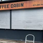 The former Zetland Park kiosk is now the soon-to-open Wee Coffee Cabin