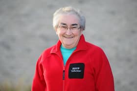 Rosemary Fletcher is a well known face as a volunteer at Forth Valley Royal Hospital and has now received an MBE for her work