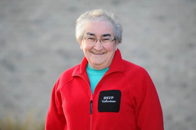 Rosemary Fletcher is a well known face as a volunteer at Forth Valley Royal Hospital and has now received an MBE for her work
