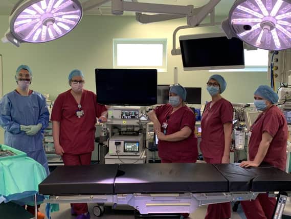 Ten new state-of-the art camera stacks have been purchased to support vital keyhole surgery carried out at Forth Valley Royal Hospital.