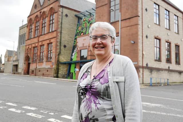 Anna Herron, Falkirk Community Trust's public libraries team leader retired on August 17. Picture: Michael Gillen.