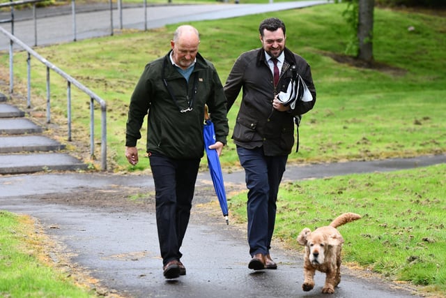 Every  healthy walk needs a four-legged friend taking part too