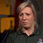 Falkirk-based Scottish Ambulance Service worker Lauren McEwan features on BBC Scotland documentary Paramedics on Scene. Contributed.