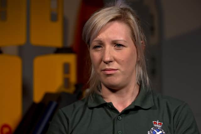 Falkirk-based Scottish Ambulance Service worker Lauren McEwan features on BBC Scotland documentary Paramedics on Scene. Contributed.
