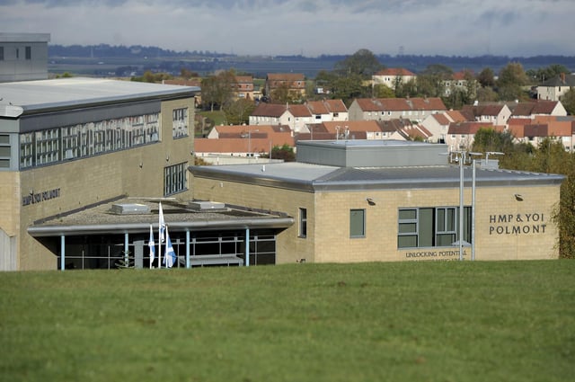 HMYOI Polmont inmate Patrick Marshall has had more time added to his sentence. Picture: Michael Gillen.