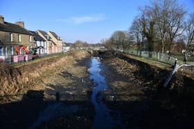 The Forth and Clyde Canal has been drained between Lock 15 and Lock 16.  (Pic: Michael Gillen)