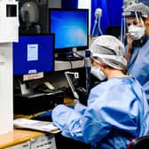 Forth Valley Royal Hospital Intensive Care Unit has been at the front line of critical care of Covid patients since March 2020. Photo by Michael Gillen.