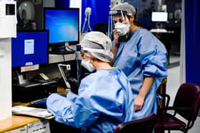 Forth Valley Royal Hospital Intensive Care Unit has been at the front line of critical care of Covid patients since March 2020. Photo by Michael Gillen.