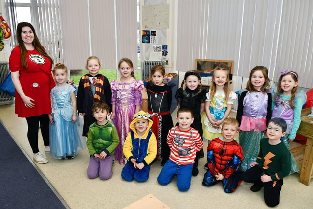 These youngsters chose to come into school as their favourite characters.