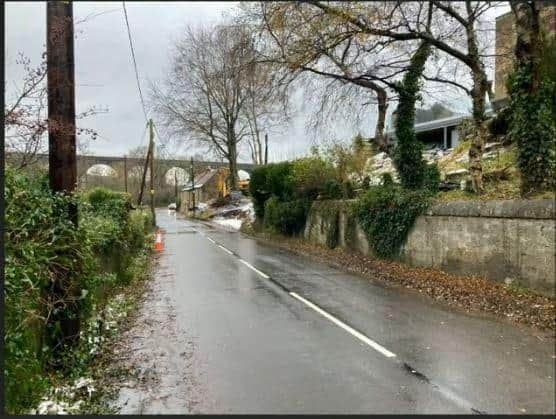 The site on the B8025 can now be developed. Picture: Falkirk Council