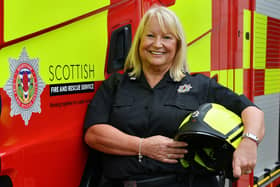 Linlithgow Fire Station crew commander Linda Davidson has called time on her career with SFRS
(Picture: Michael Gillen, National World)