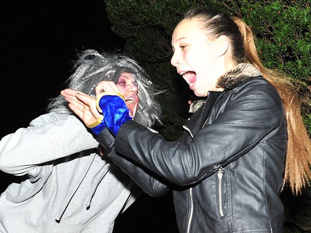 The fright night event wasn't for the faint hearted.