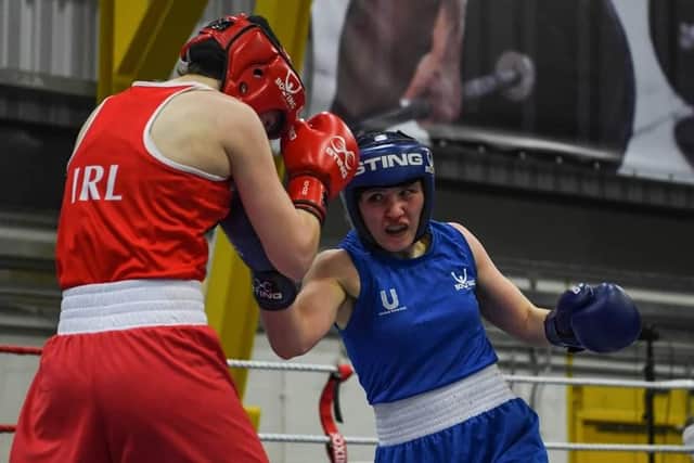 'Special K' experience saw here defeat a strong opponent in Irish fighter Nicole Clyde
