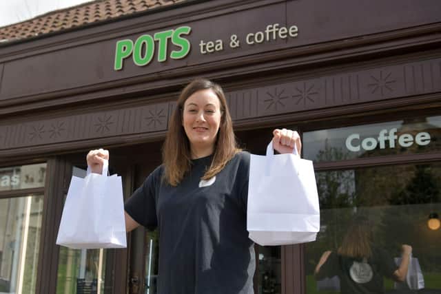 Nicky Don, owner of Pots cafe in Falkirk. Picture: Michael Gillen.