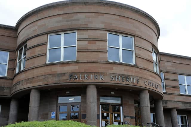 Andrew York, of Camelon, appeared at Falkirk Sheriff Court on Thursday. Picture: Michael Gillen.