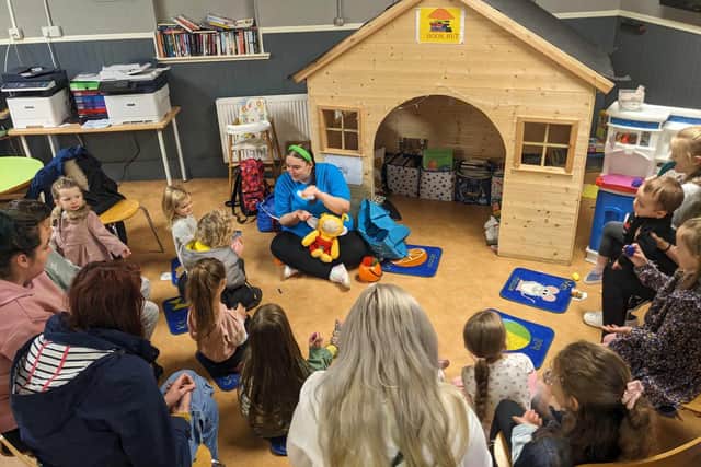 Bookbug is held at Avonbridge Community Hall. Picture: Contributed.