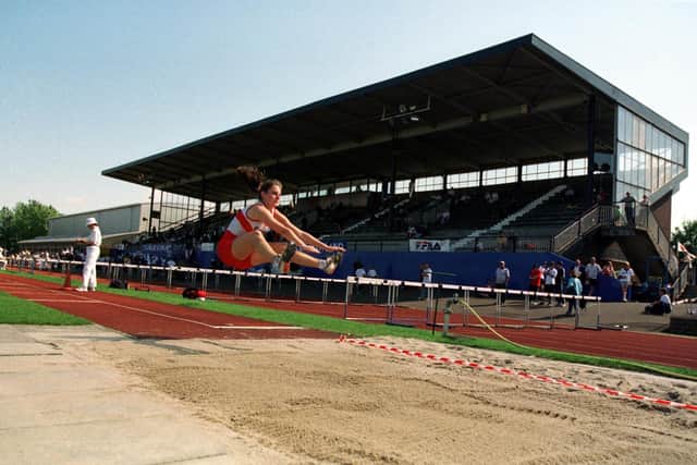 Grangemouth Stadium has brought through many of Scotland's top athletes - pictured here back in 1999 (Photo: Sandy Young)