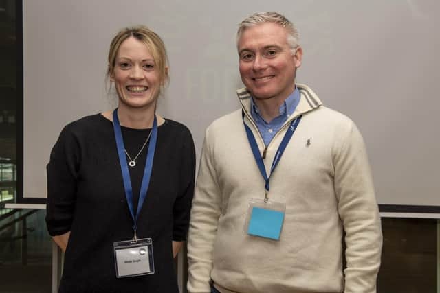 Former athlete Eilidh Doyle and chair of Scottish Athletics David Owens are hopeful of the centre having a future