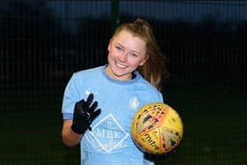 Ellie Roberts scored the Bairns equaliser ten minutes from time (Pic: Ian Sneddon)