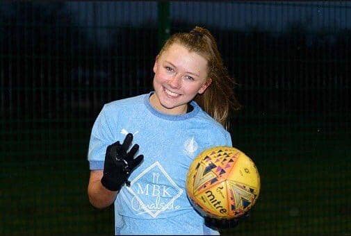 Ellie Roberts scored the Bairns equaliser ten minutes from time (Pic: Ian Sneddon)