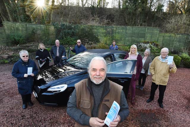 Rod McNeill, Chairperson of Bo’ness Car 4U with members
