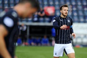 Steven Hetherington has replaced Gary Miller (in foreground out of focus) as Falkirk's club captain