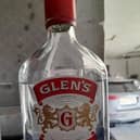 The counterfeit vodka in 350ml bottles fraudulently labelled as Glen's Vodka. Pic: Contributed