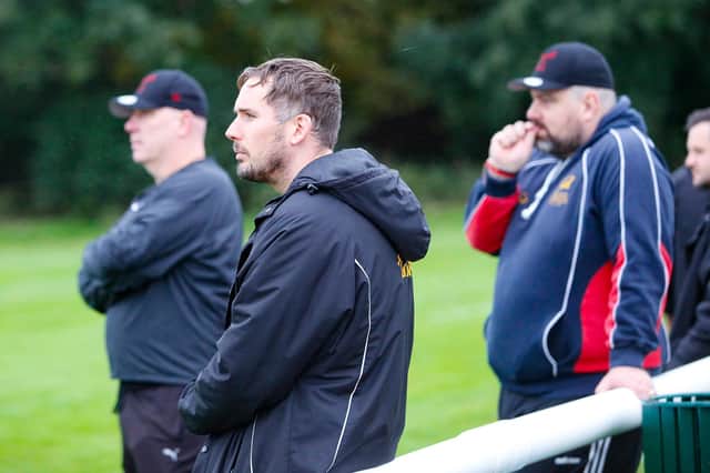 Now ex-head coach Chris Lawson watches on (Picture by Scott Louden)
