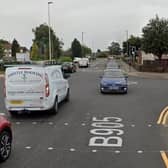 Police have appealed for information following a two-vehicle collision at the junction of King Street and Kirk Avenue, Stenhousemuir on Wednesday, November 17. Picture: Google.