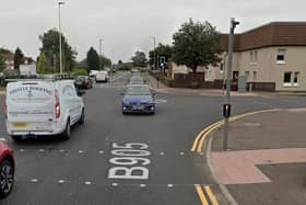 Police have appealed for information following a two-vehicle collision at the junction of King Street and Kirk Avenue, Stenhousemuir on Wednesday, November 17. Picture: Google.