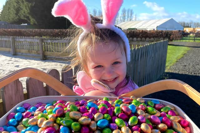 Team will be giving away more than 36,000 mini eggs during the Easter festival.