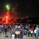 There was a balloon release in memory of boxer Scott Martin.