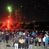 There was a balloon release in memory of boxer Scott Martin.