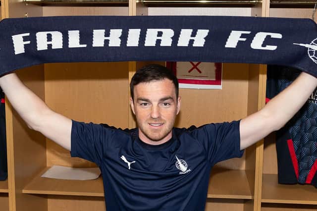 Sean Kelly joined Falkirk this week and looks to be their final bit of transfer business for now (Pic: Ian Sneddon)
