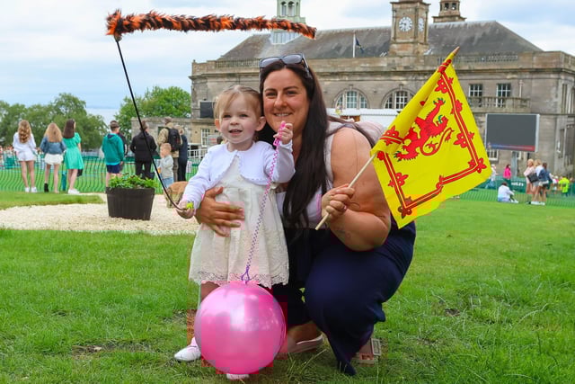 Flags at the ready for this year's Bo'ness Fair